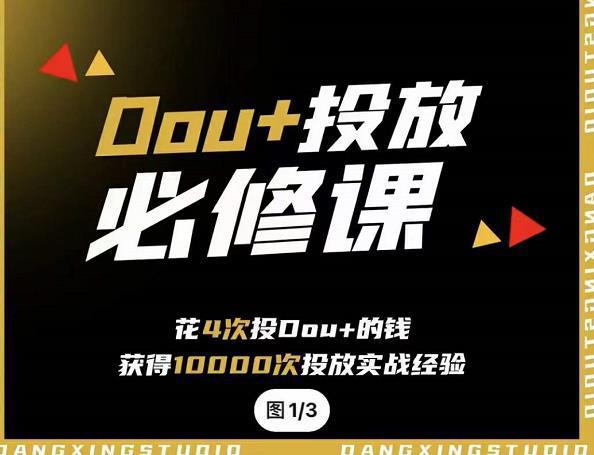 图片[1]-代同学DOU+投放训练营，用付费流量撬动大额自然流量，过得超额变现转化-人生海web技术分享