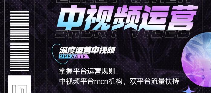 图片[1]-0基础5天学会中视频创作，深度运营中视频，掌握平台运营规则-人生海web技术分享