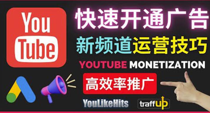 图片[1]-Youtube油管新频道如何快速开通广告获利：快速获取粉丝和收益的方法-人生海web技术分享