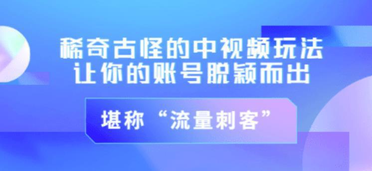 图片[1]-不讲李·稀奇古怪的冷门中视频冷门玩法，让你的账号脱颖而出，成为流量刺客！（图文+视频）-人生海web技术分享