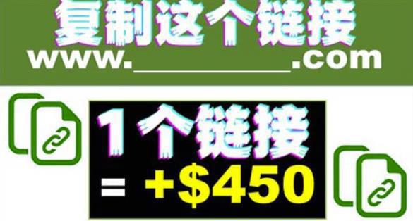 图片[1]-复制链接赚美元，一个链接可赚450+，利用链接点击即可赚钱的项目【视频教程】-人生海web技术分享