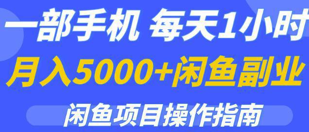 图片[1]-一部手机，每天1小时，月入5000+的闲鱼副业项目操作指南-人生海web技术分享