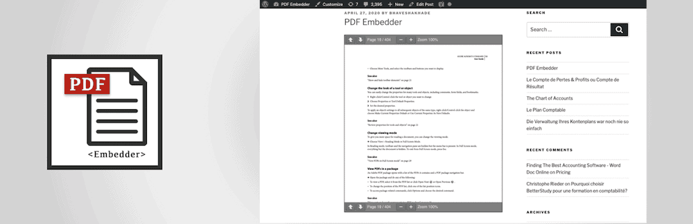 PDF Embedder 插件