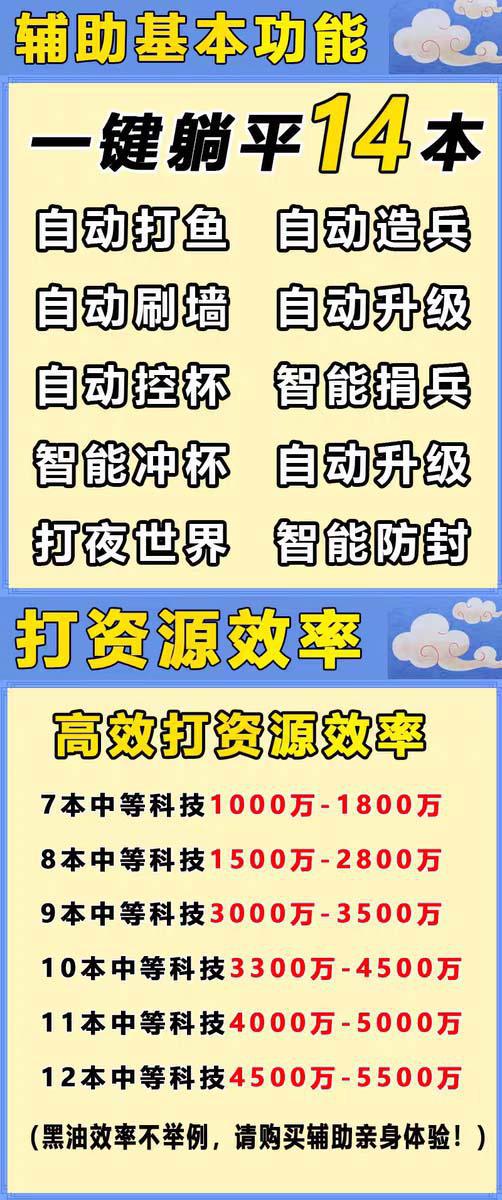 图片[6]-最新coc部落冲突辅助脚本，自动刷墙刷资源捐兵布阵宝石【永久脚本+教程】-阿灿说钱