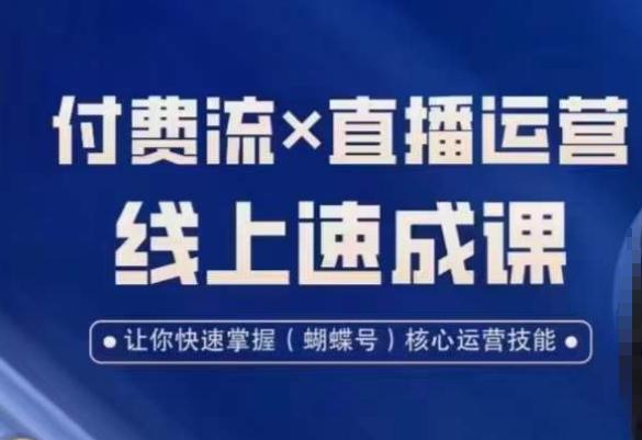 图片[1]-视频号付费流实操课程，付费流✖️直播运营速成课，让你快速掌握视频号核心运营技能-阿灿说钱