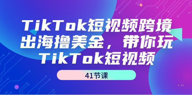 图片[1]-TikTok短视频跨境出海撸美金，带你玩TikTok短视频（41节课）-阿灿说钱