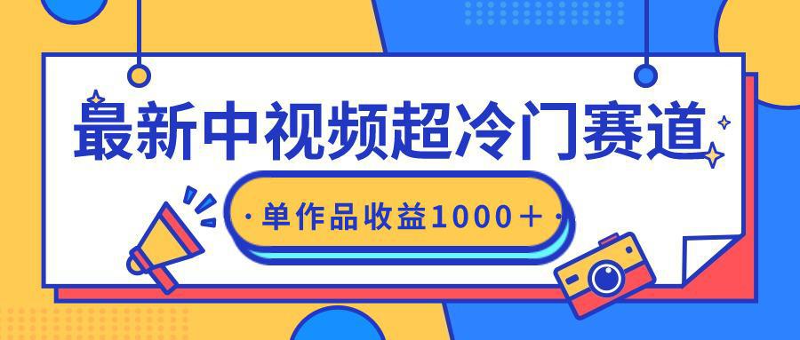 图片[1]-蓝海中视频超冷门赛道，轻松过原创，单条视频收益1000＋-阿灿说钱