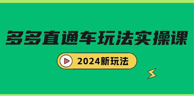 图片[1]-电商教程：多多直通车玩法实战课，2024新玩法（7节课）-阿灿说钱