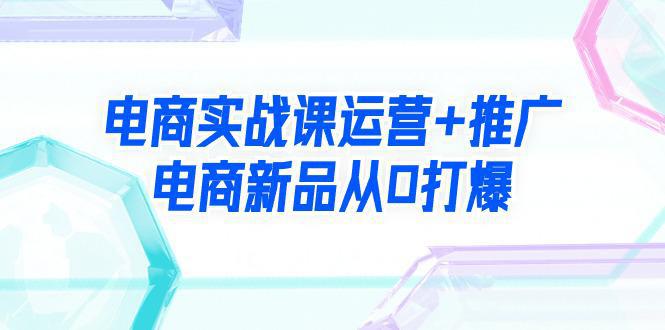 图片[1]-电商实战课运营+推广，电商新品从0打爆（99节视频课）-阿灿说钱